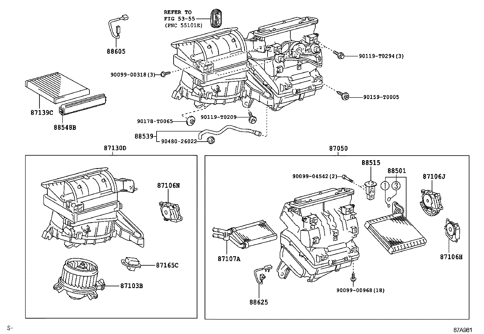  FORTUNER |  HEATING AIR CONDITIONING COOLER UNIT