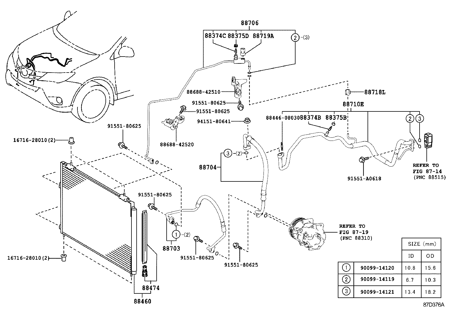  RAV4 |  HEATING AIR CONDITIONING COOLER PIPING