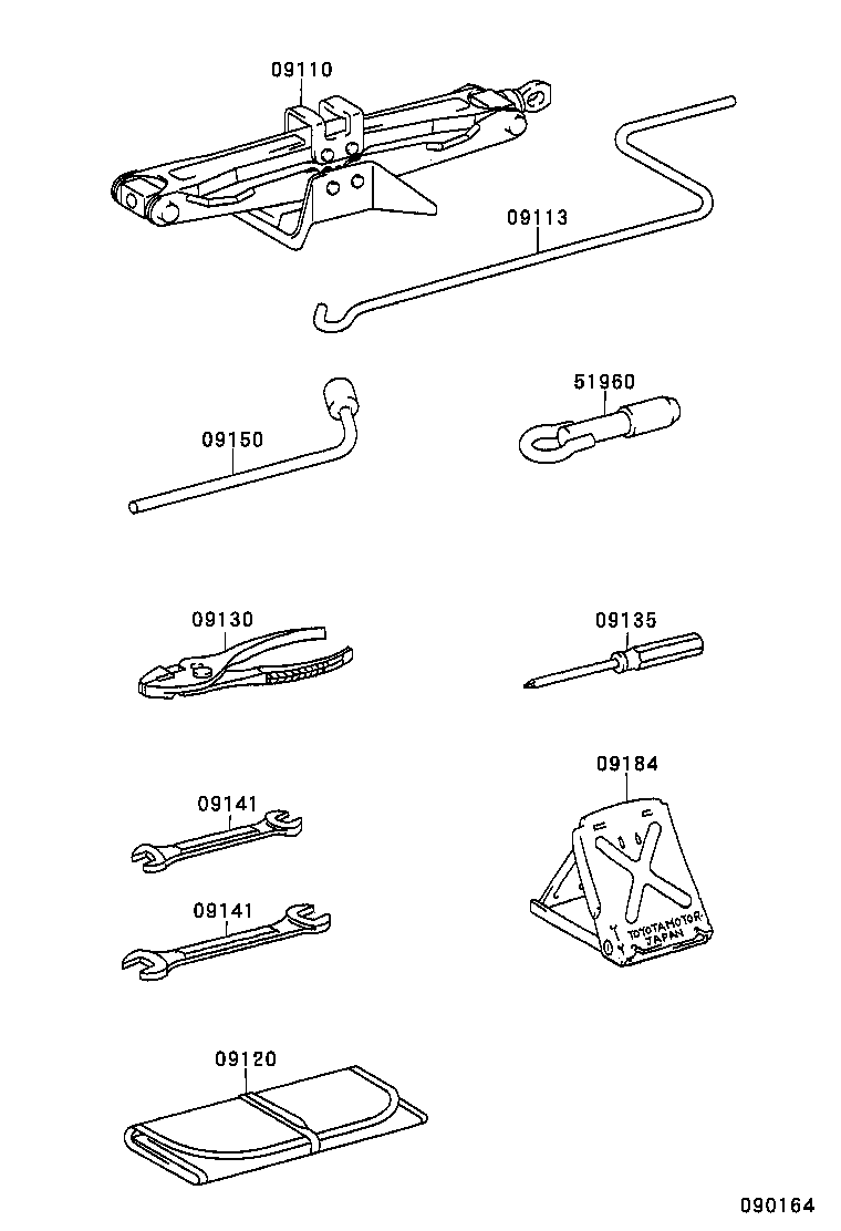  CAMRY AURION HV |  STANDARD TOOL