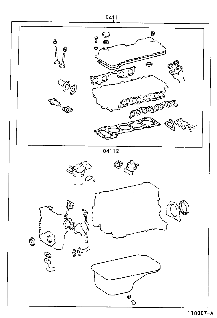  HILUX |  ENGINE OVERHAUL GASKET KIT