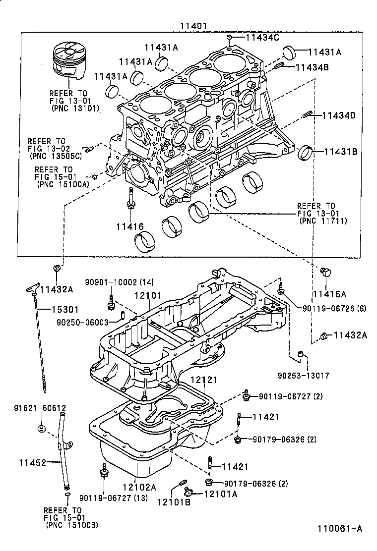  COROLLA |  CYLINDER BLOCK