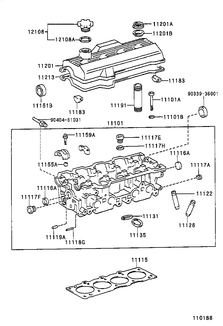  TOWNACE LITEACE |  CYLINDER HEAD