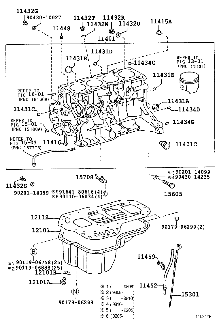  TOWNACE LITEACE |  CYLINDER BLOCK