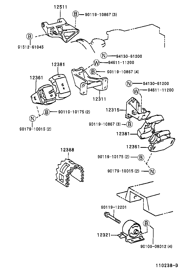  TOWNACE LITEACE |  MOUNTING