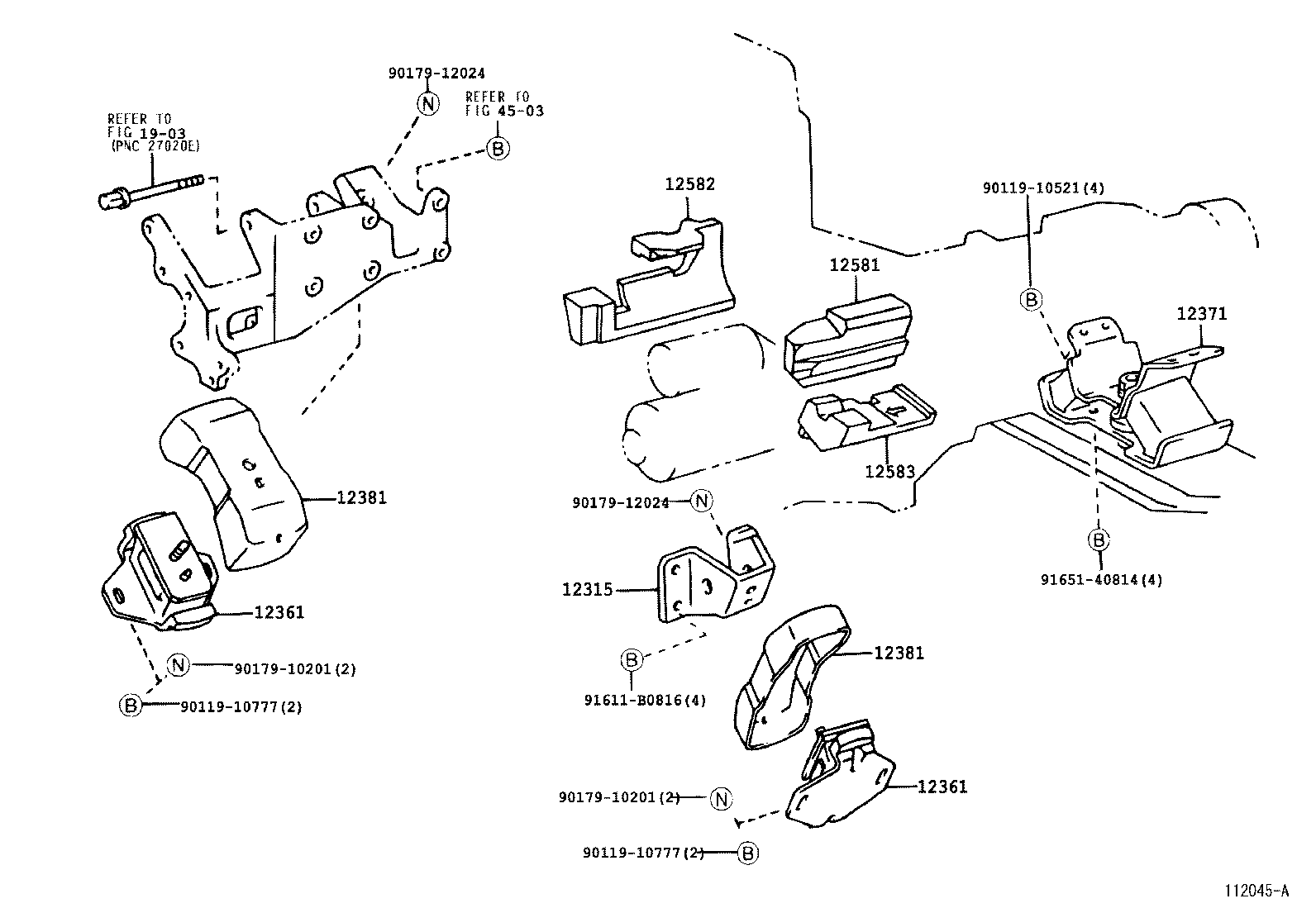  HILUX 2WD |  MOUNTING