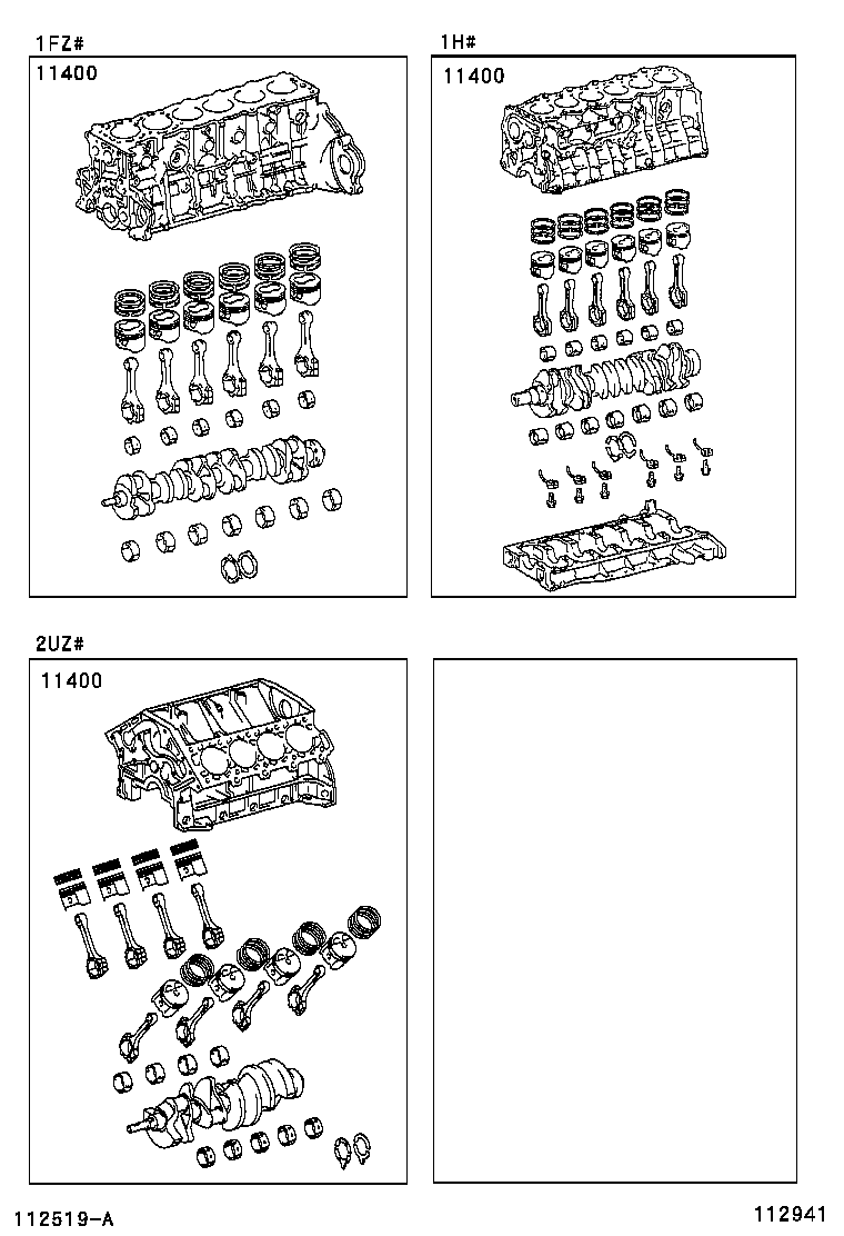  LAND CRUISER 100 |  SHORT BLOCK ASSEMBLY