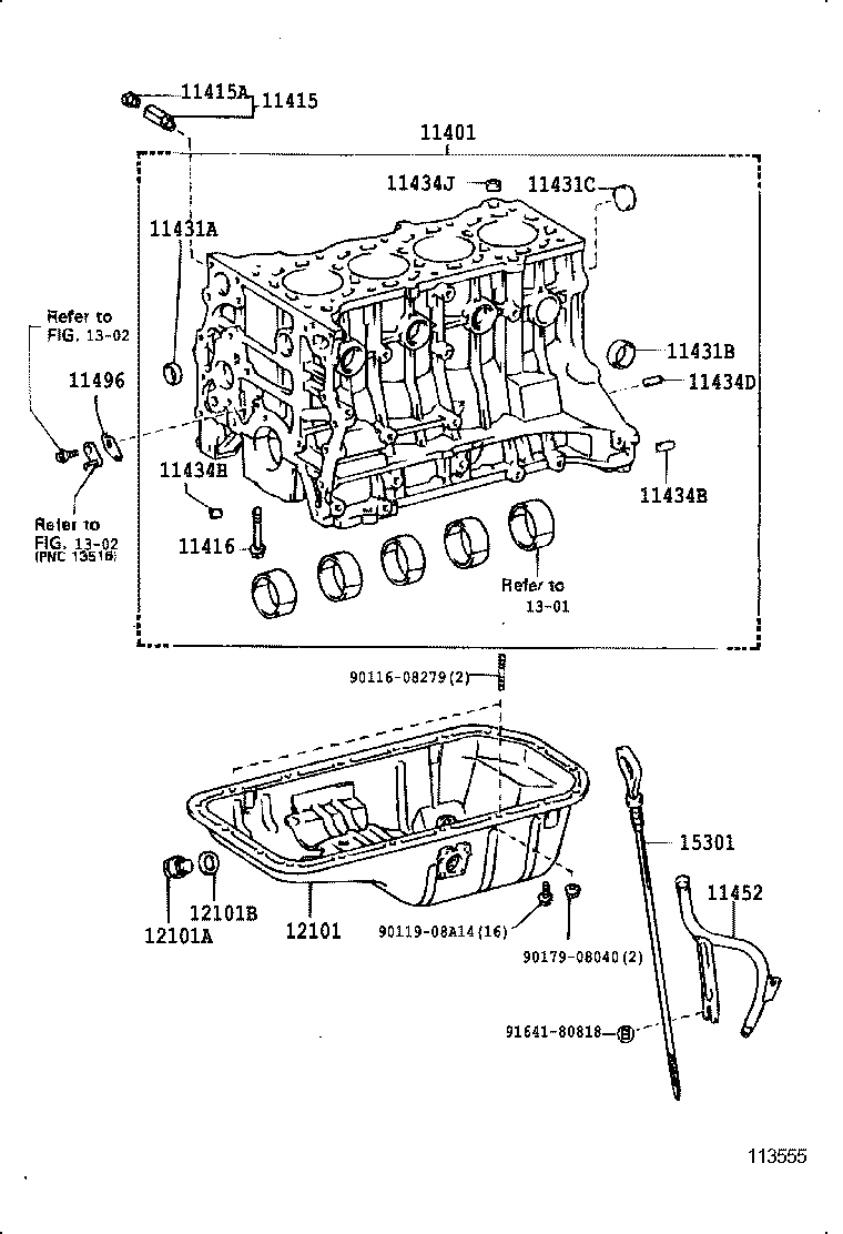  HIACE VAN COMUTER |  CYLINDER BLOCK