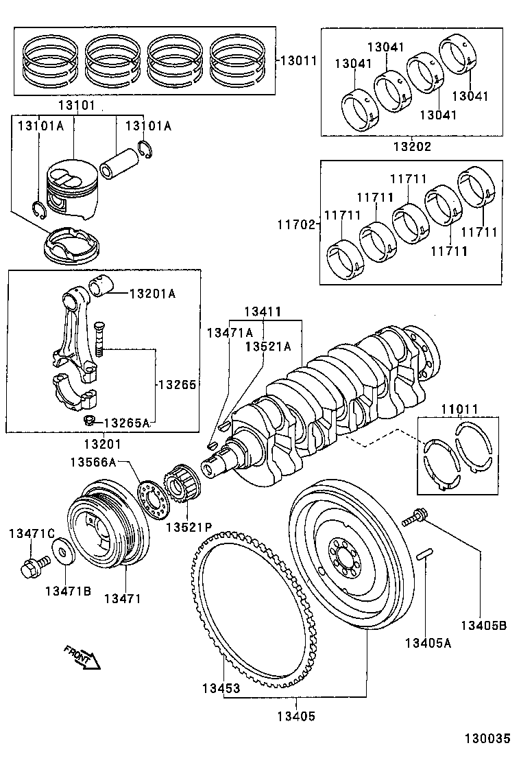  COROLLA |  CRANKSHAFT PISTON