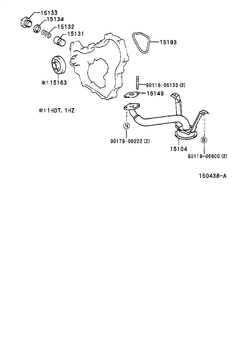  LAND CRUISER 100 |  ENGINE OIL PUMP