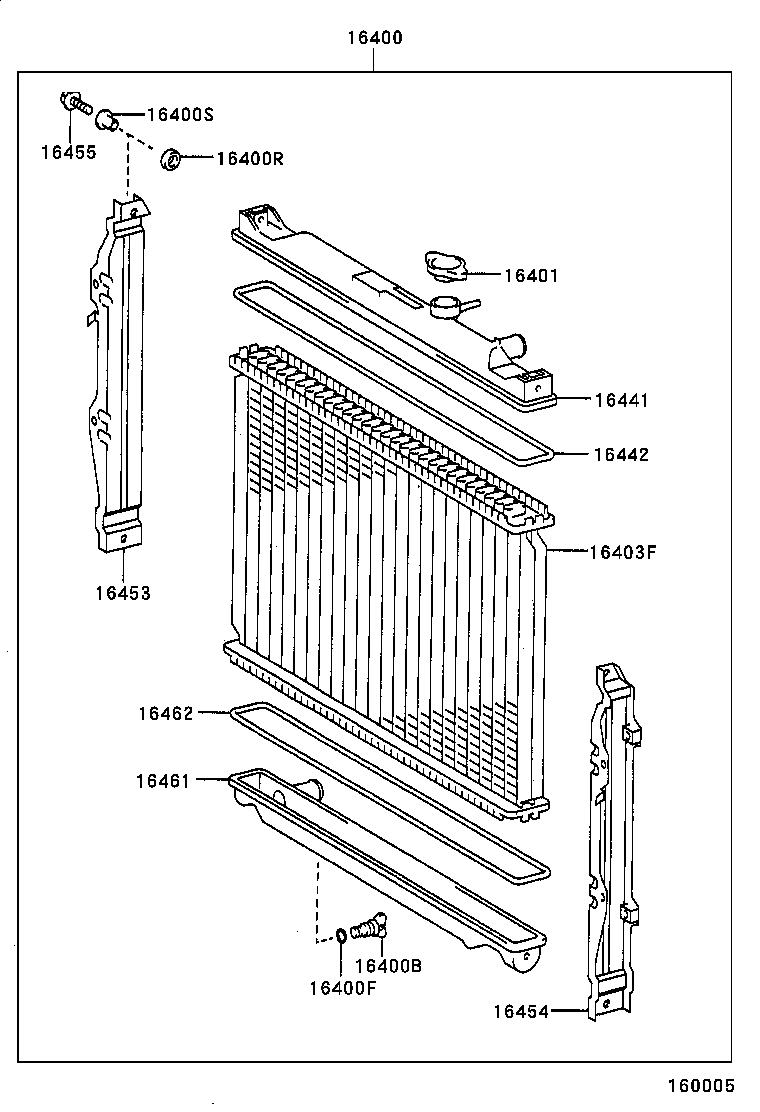  LAND CRUISER 90 |  RADIATOR WATER OUTLET