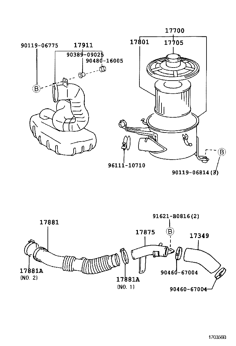  TOWNACE LITEACE |  AIR CLEANER