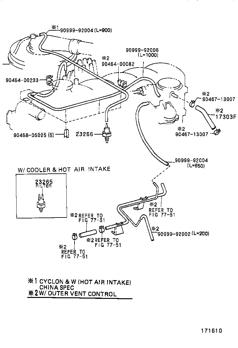  LAND CRUISER 80 |  VACUUM PIPING