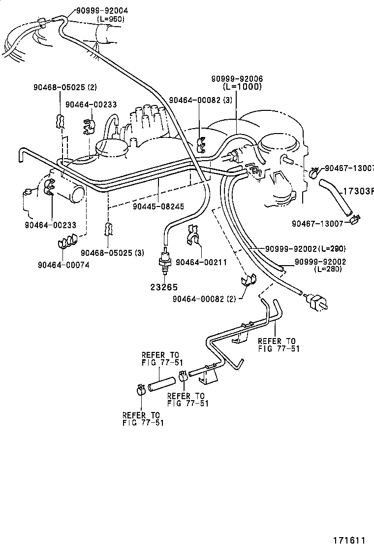  LAND CRUISER 80 |  VACUUM PIPING