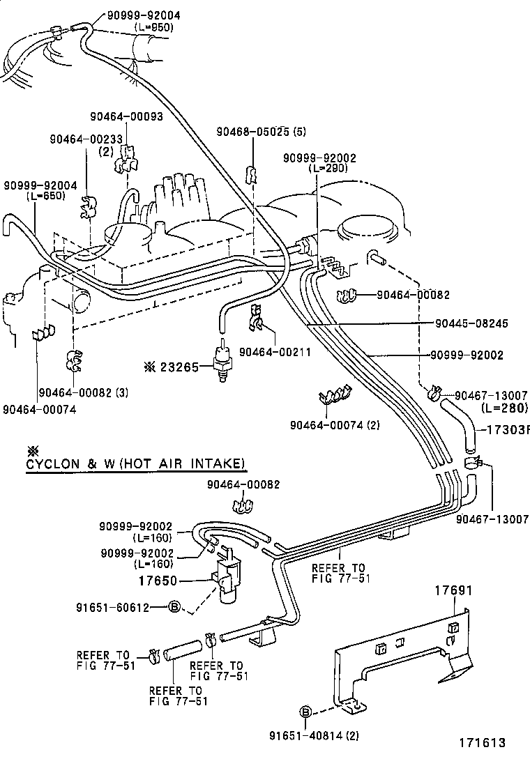  LAND CRUISER 80 |  VACUUM PIPING