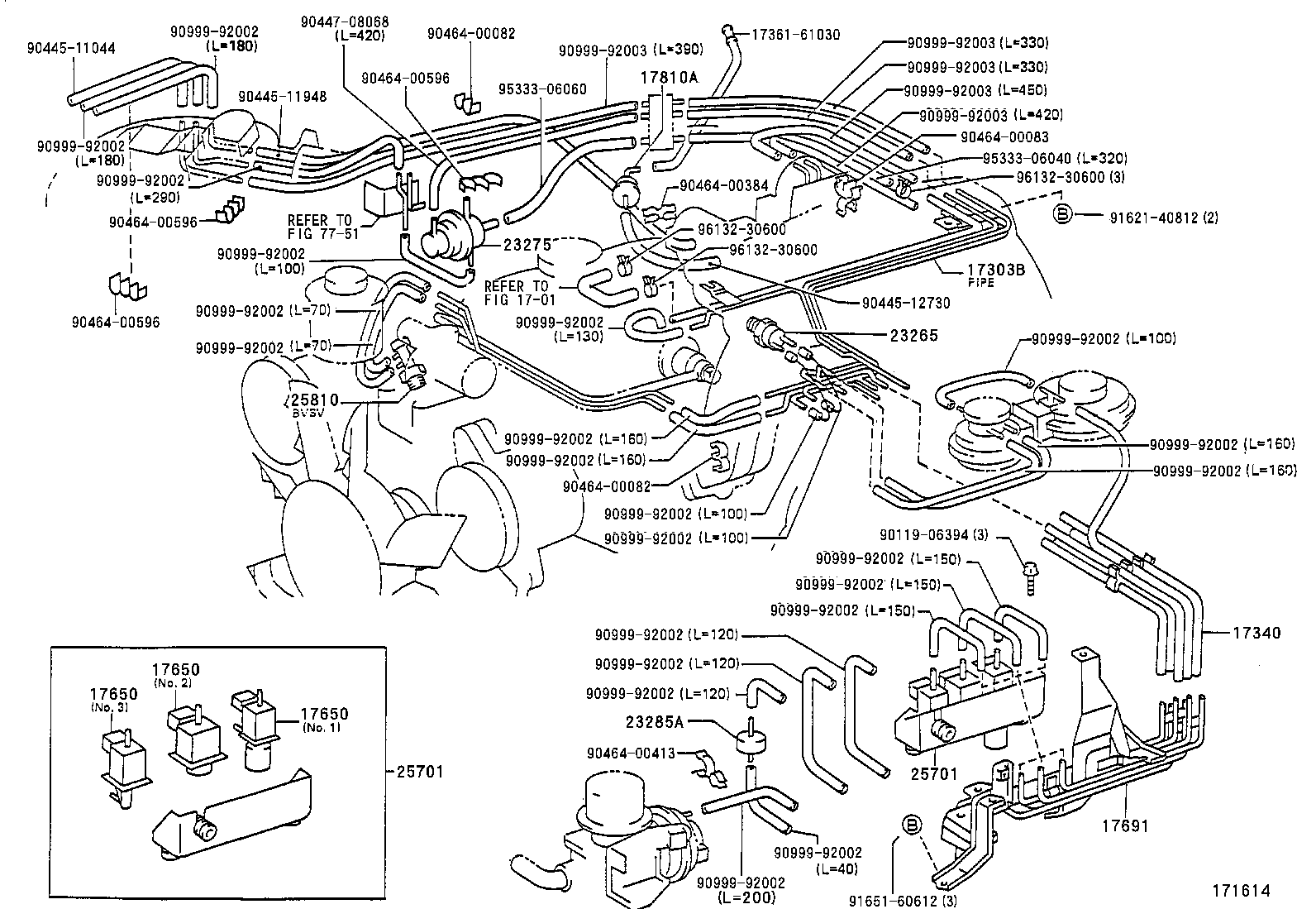  LAND CRUISER 80 |  VACUUM PIPING