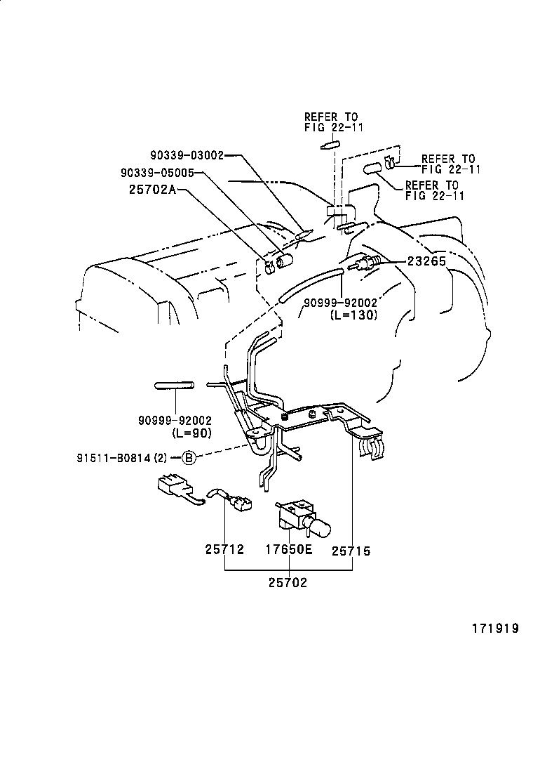  LAND CRUISER 80 |  VACUUM PIPING