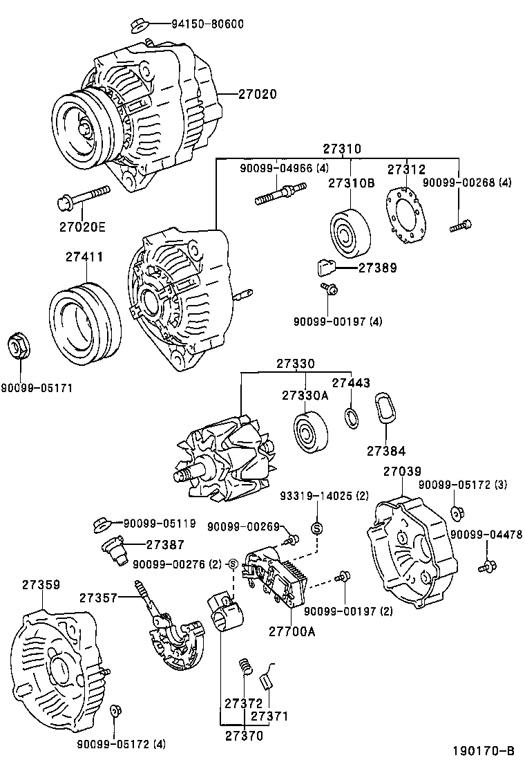  TOWNACE LITEACE |  ALTERNATOR