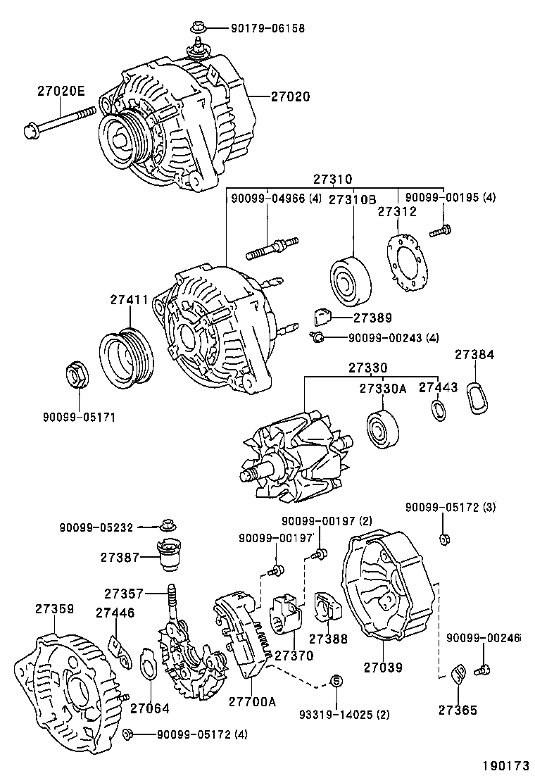  TOWNACE LITEACE |  ALTERNATOR