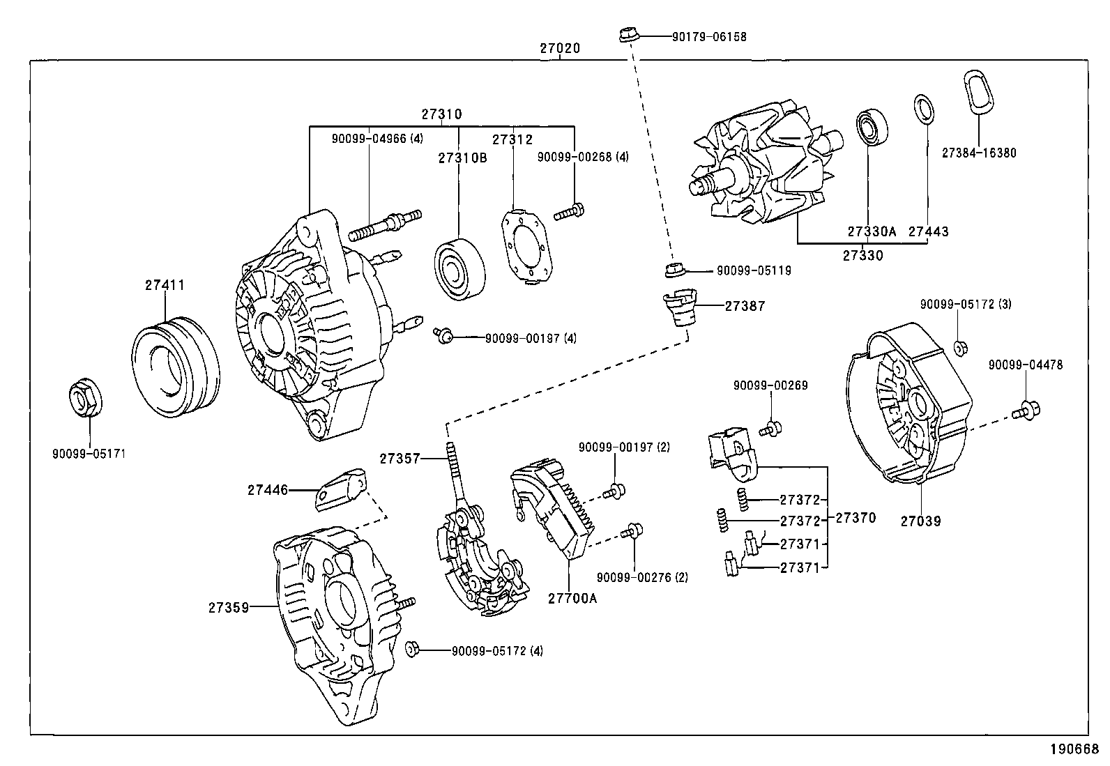  LAND CRUISER 100 |  ALTERNATOR