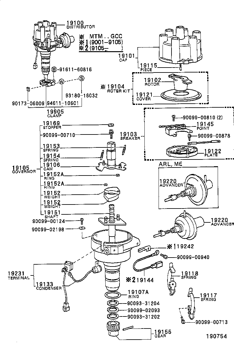  LAND CRUISER 80 |  DISTRIBUTOR