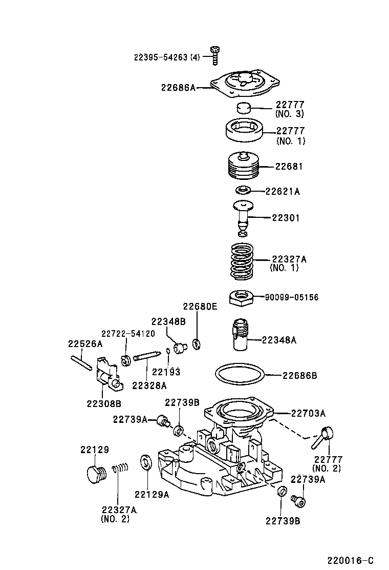  LAND CRUISER 90 |  INJECTION PUMP BODY