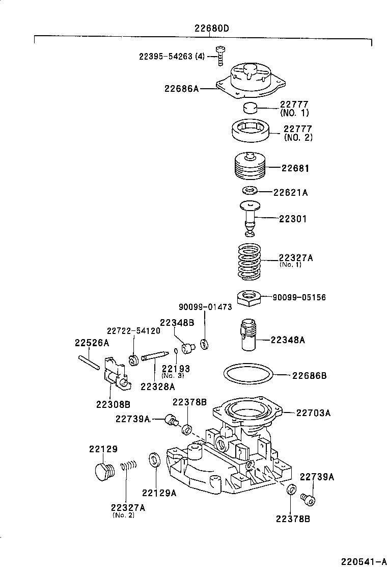  LAND CRUISER 100 |  INJECTION PUMP BODY