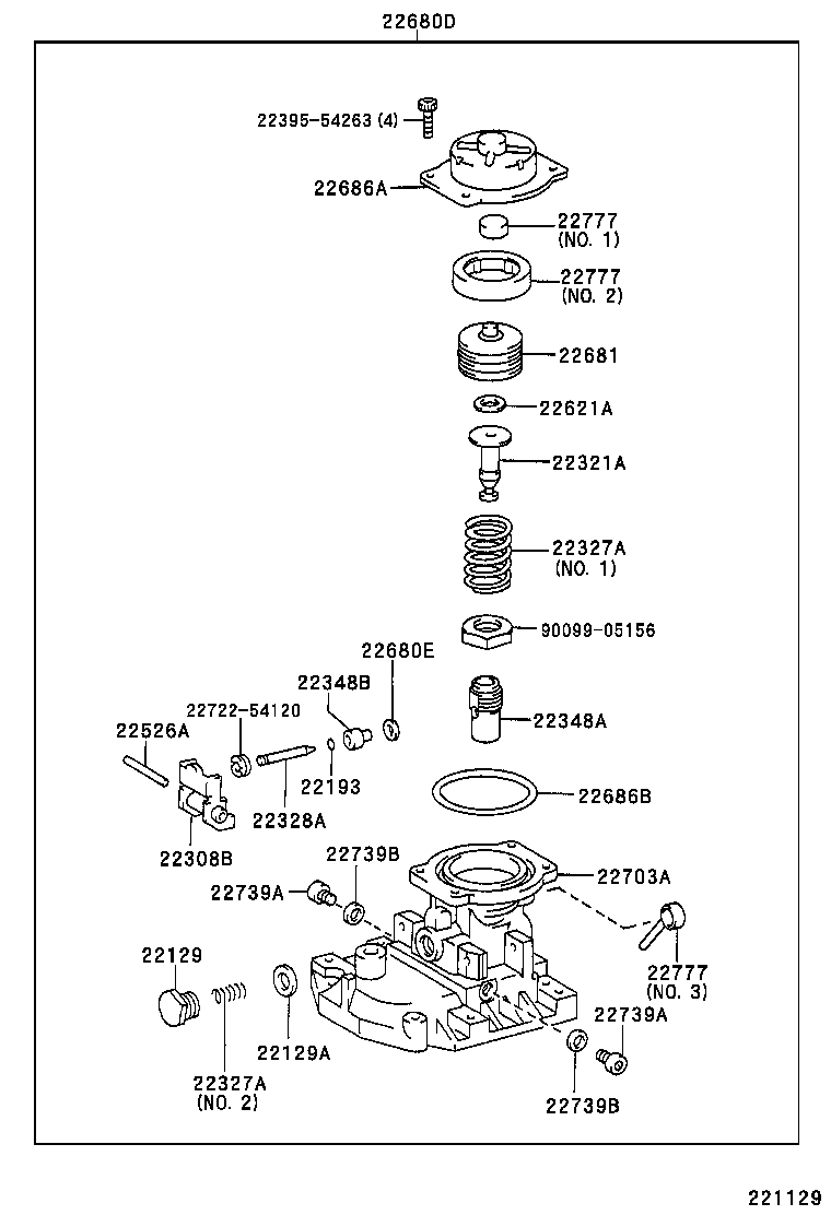  HILUX 2WD |  INJECTION PUMP BODY