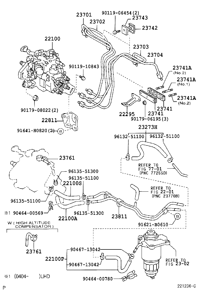  COROLLA |  INJECTION PUMP ASSEMBLY