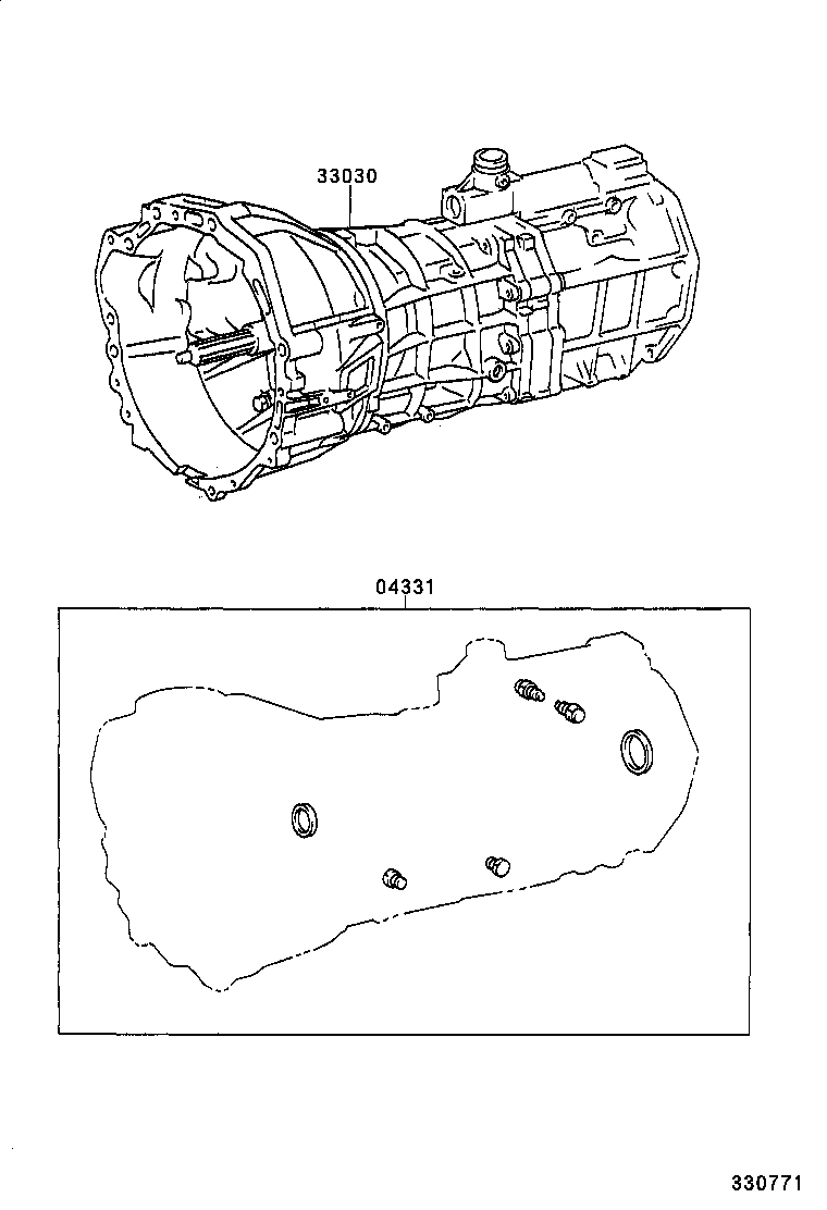  LAND CRUISER 100 |  TRANSAXLE OR TRANSMISSION ASSY GASKET KIT MTM