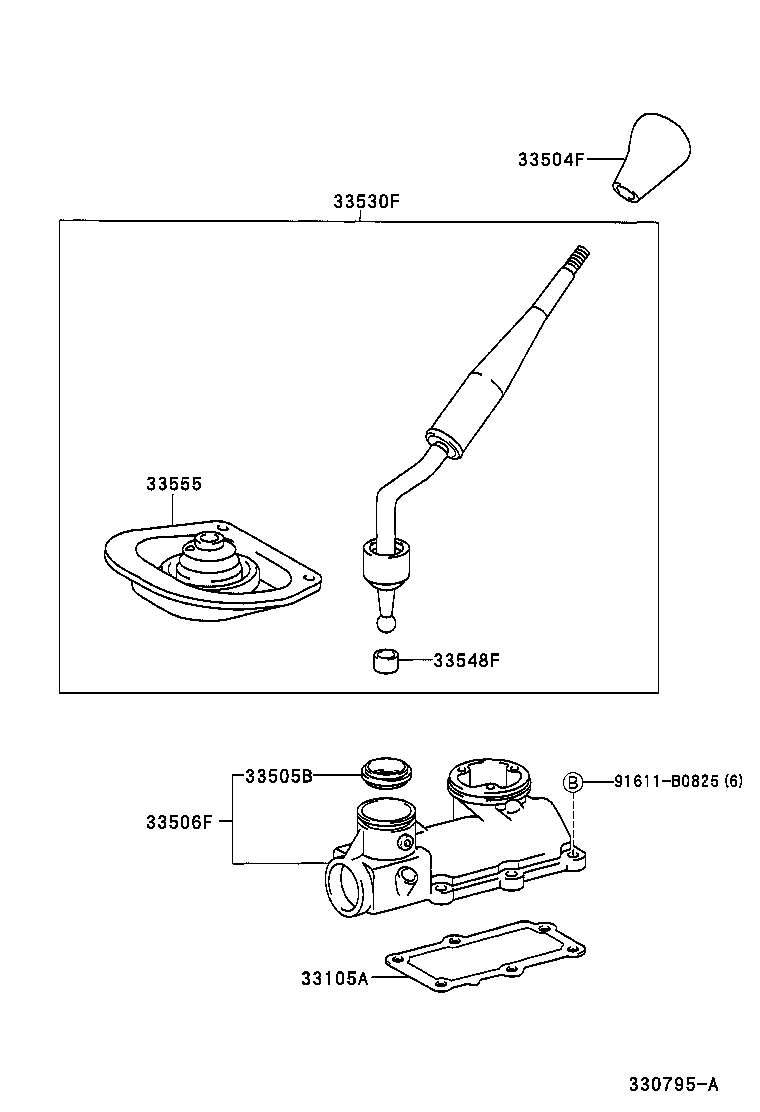  LAND CRUISER 100 |  SHIFT LEVER RETAINER