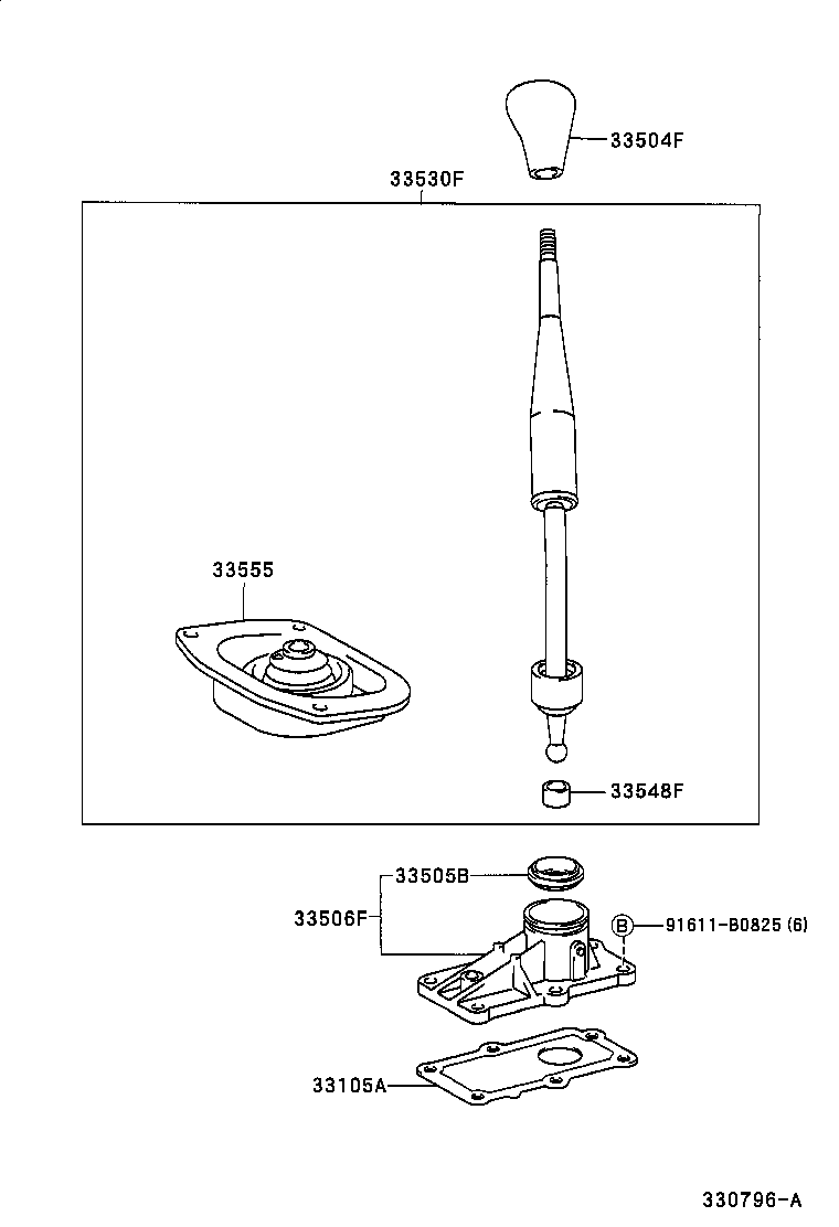  LAND CRUISER 100 |  SHIFT LEVER RETAINER