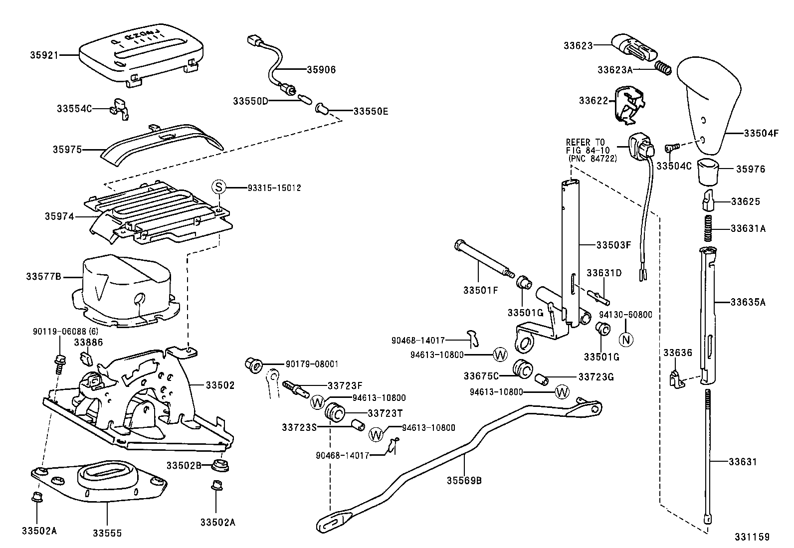  LAND CRUISER 100 |  SHIFT LEVER RETAINER