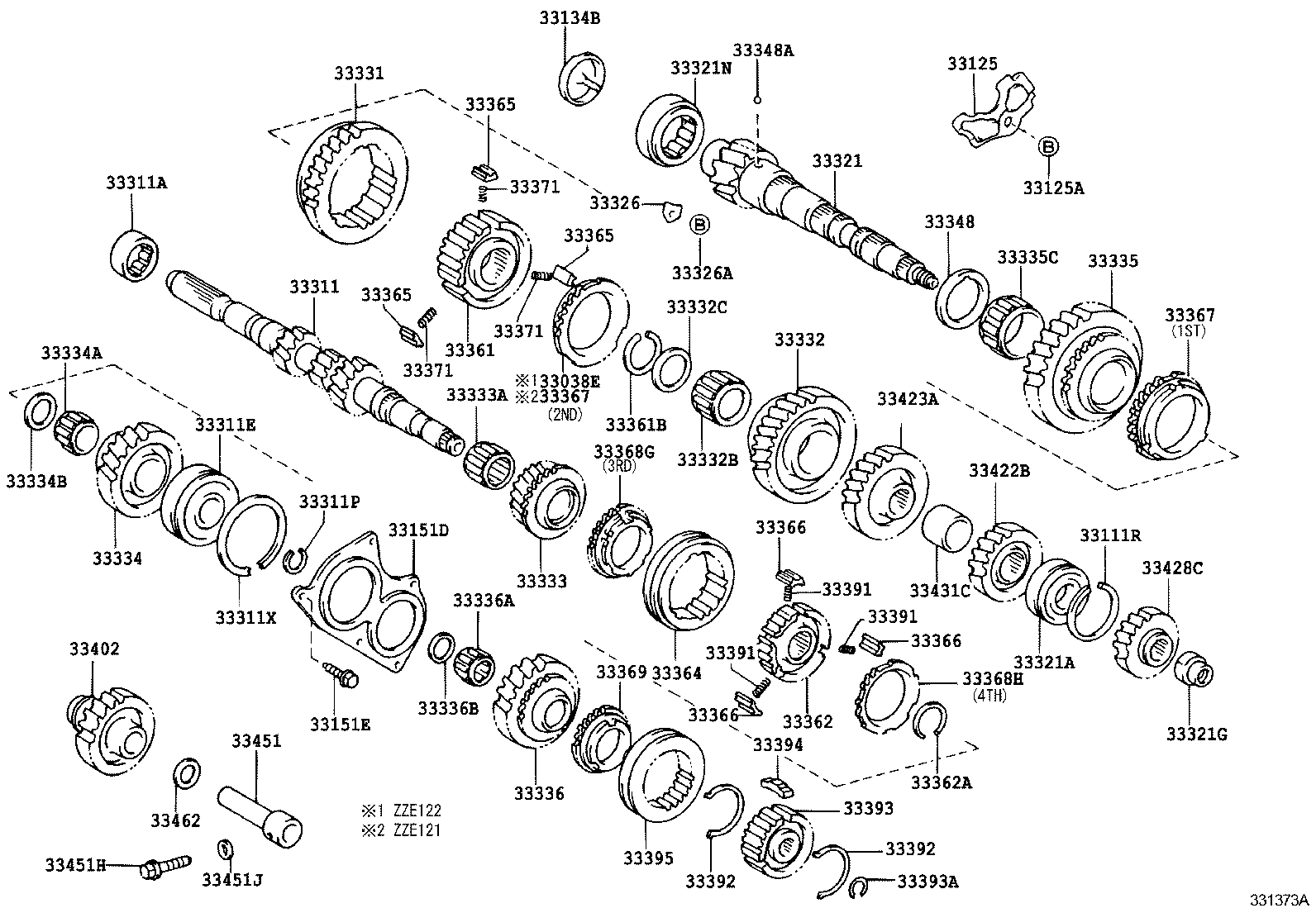  COROLLA |  TRANSMISSION GEAR MTM