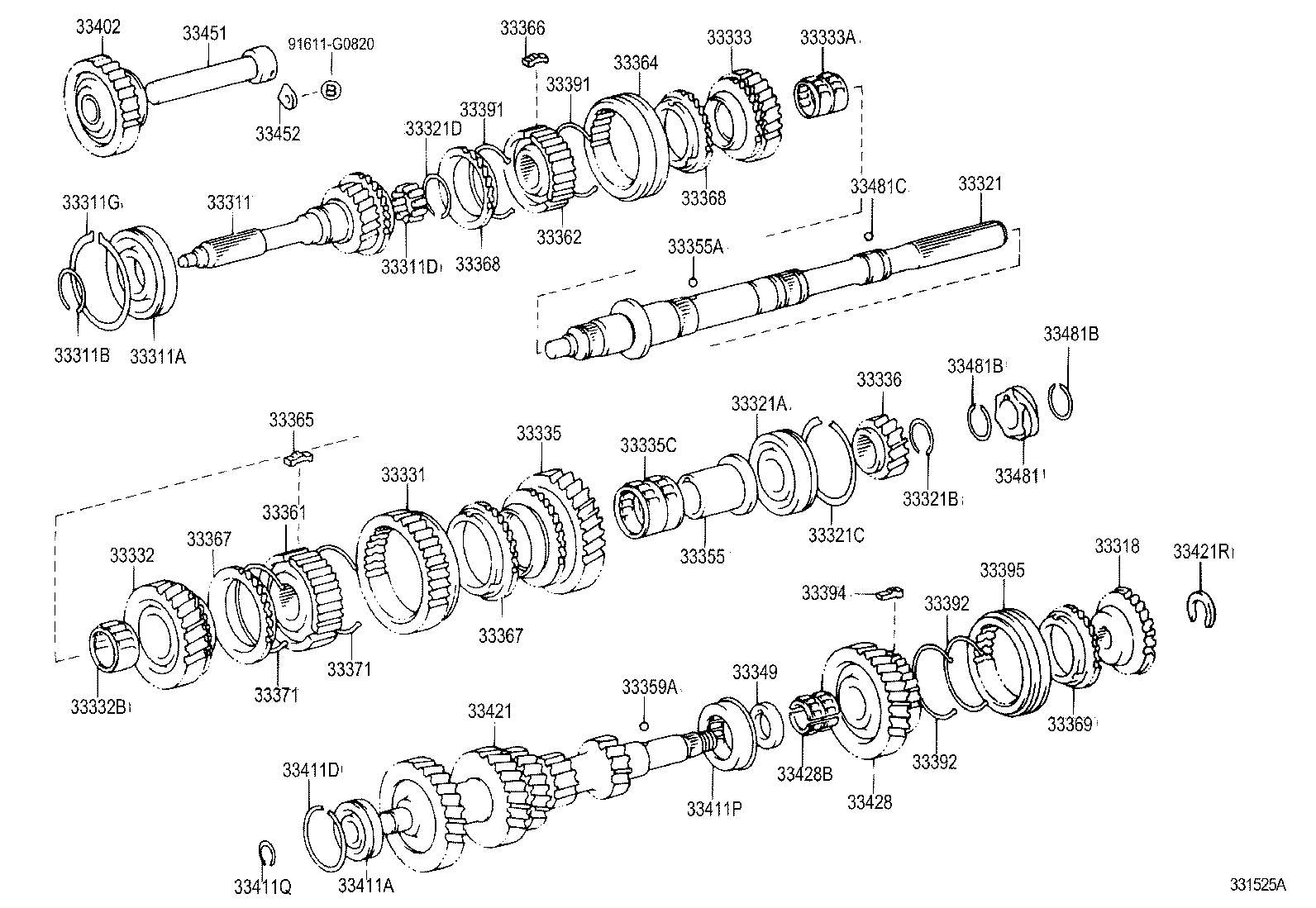  HILUX 2WD |  TRANSMISSION GEAR MTM