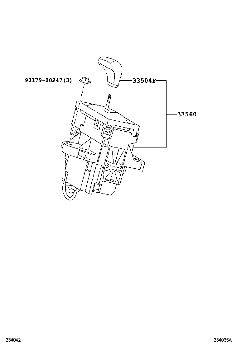  PRIUS CHINA |  SHIFT LEVER RETAINER