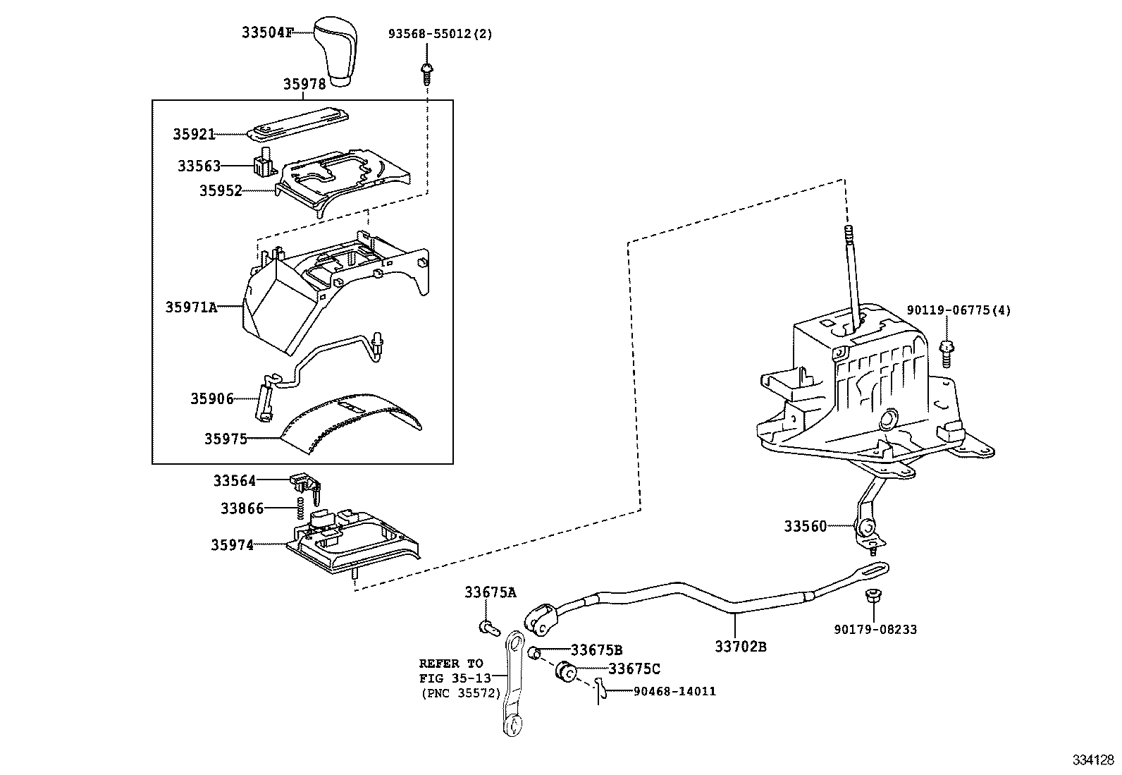  CROWN |  SHIFT LEVER RETAINER