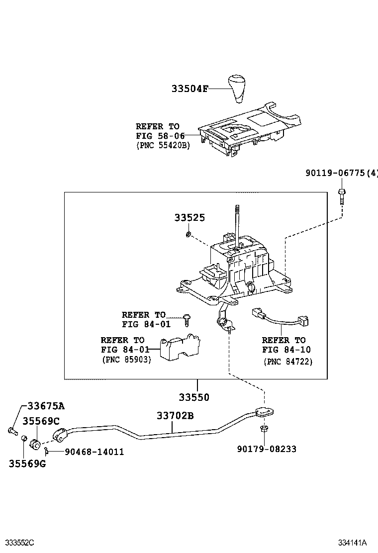  IS F |  SHIFT LEVER RETAINER