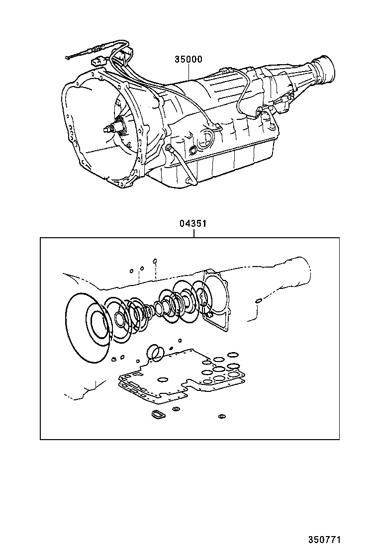  HILUX |  TRANSAXLE OR TRANSMISSION ASSY GASKET KIT ATM