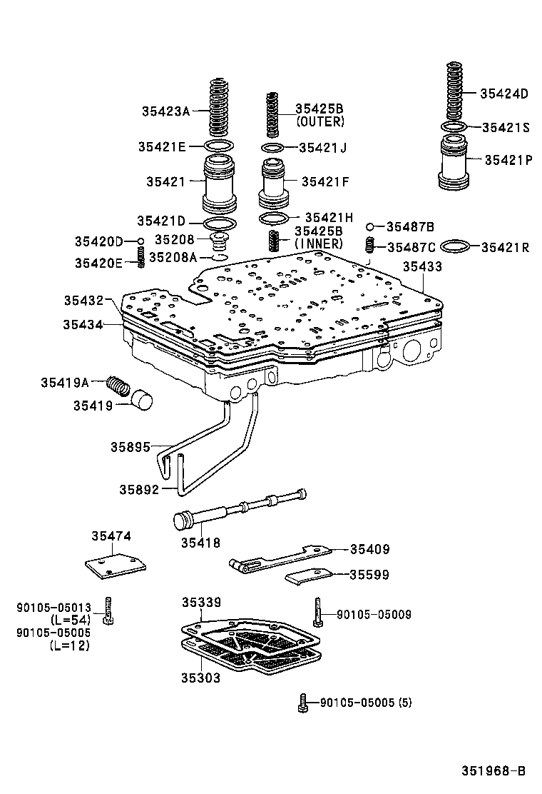  CROWN COMFORT |  VALVE BODY OIL STRAINER ATM