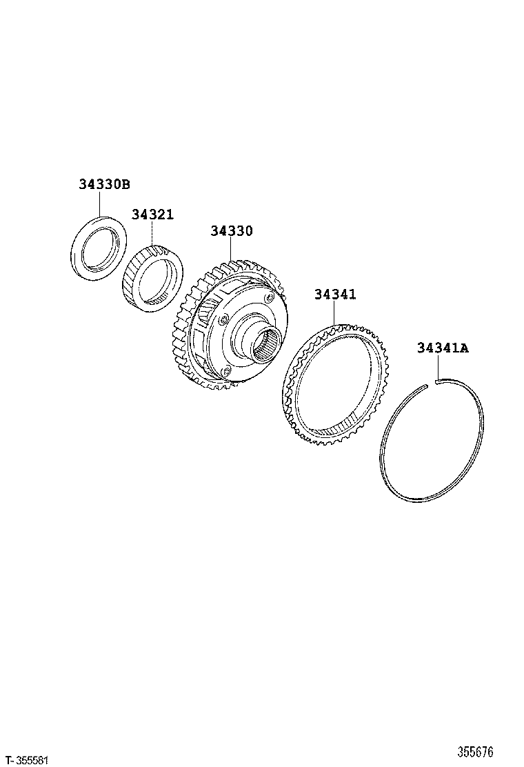  ES240 350 |  OVERDRIVE GEAR ATM