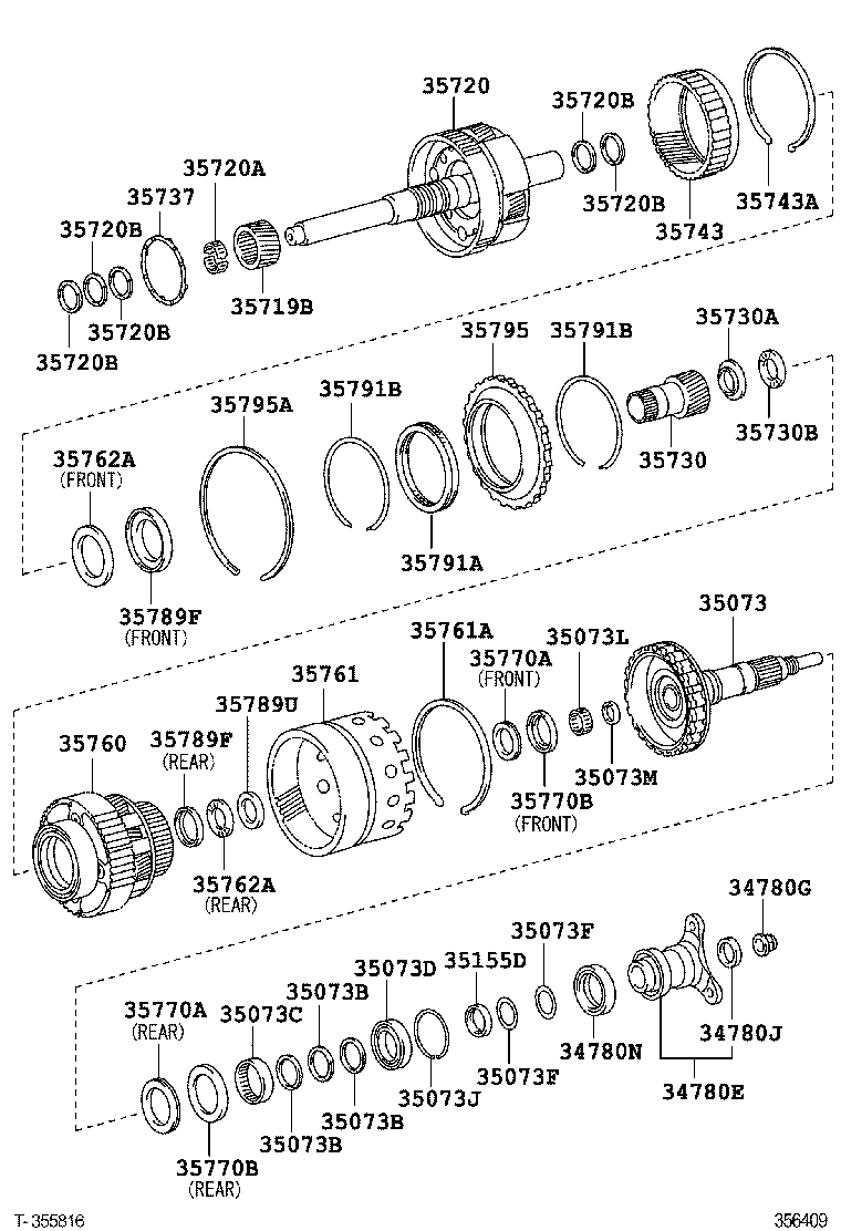  IS F |  PLANETARY GEAR REVERSE PISTON COUNTER GEAR ATM