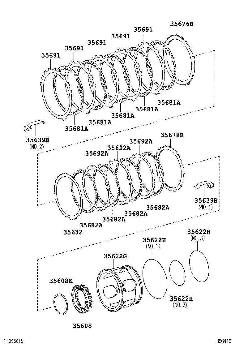  IS F |  CENTER SUPPORT PLANETARY SUN GEAR ATM