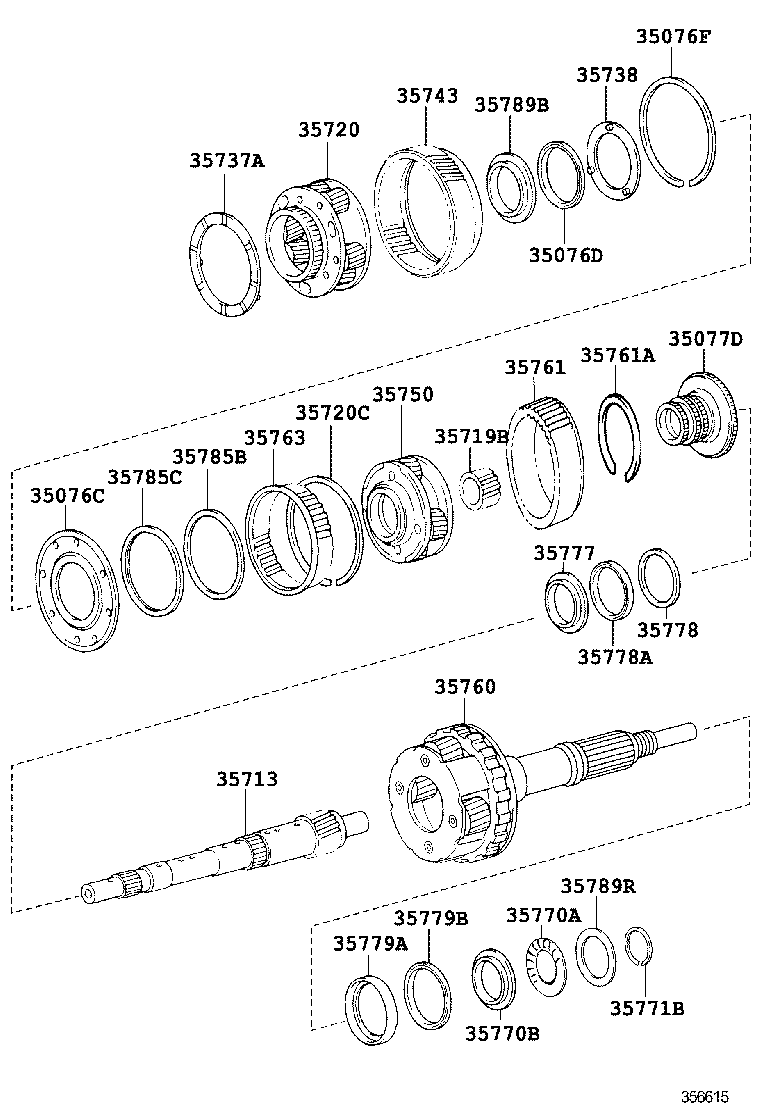  CROWN |  PLANETARY GEAR REVERSE PISTON COUNTER GEAR ATM