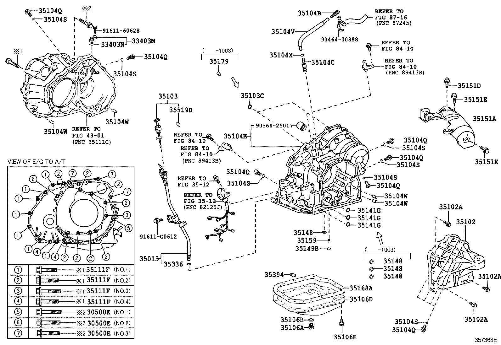  ES240 350 |  TRANSMISSION CASE OIL PAN ATM