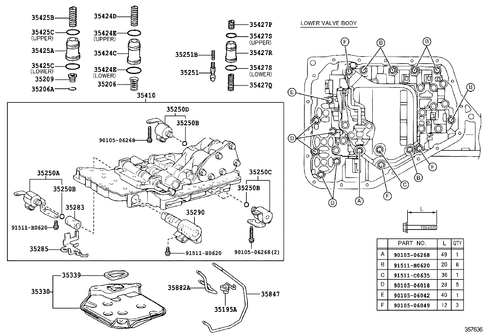  VIOS CHINA |  VALVE BODY OIL STRAINER ATM