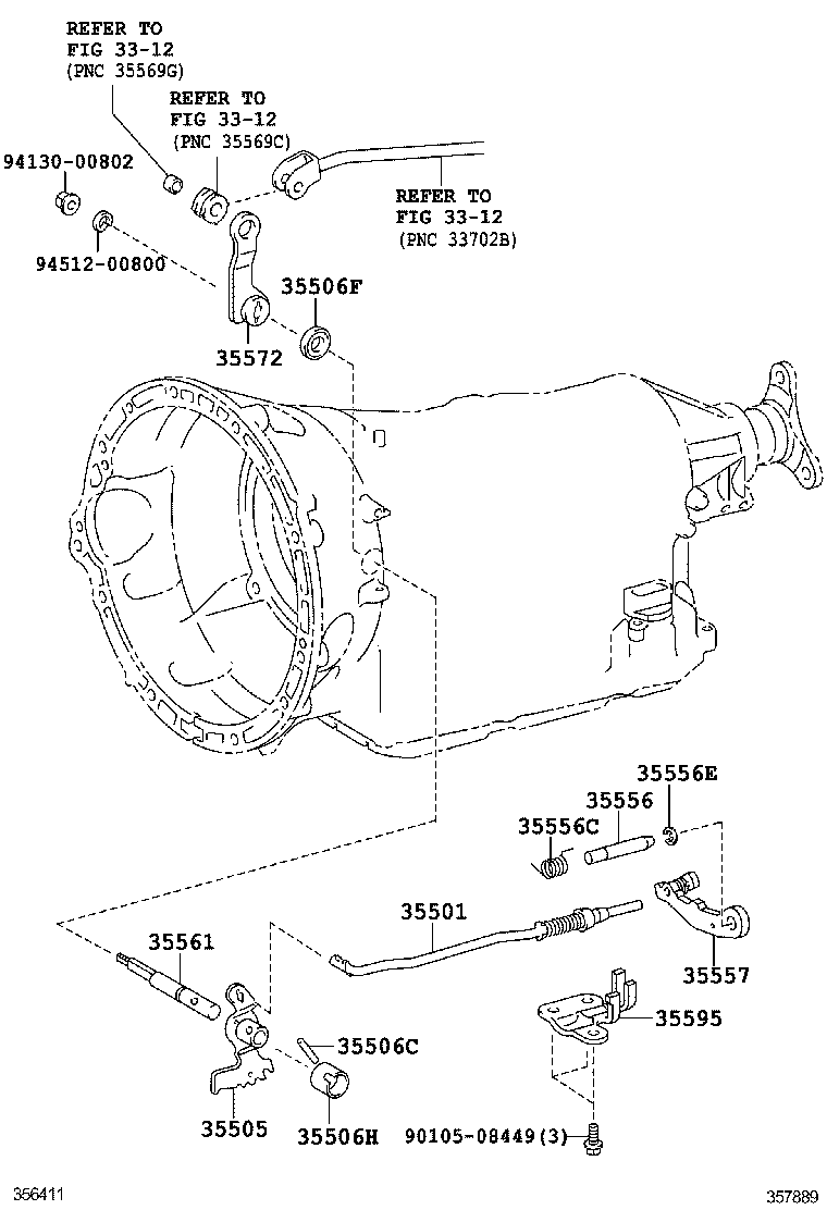  IS F |  THROTTLE LINK VALVE LEVER ATM