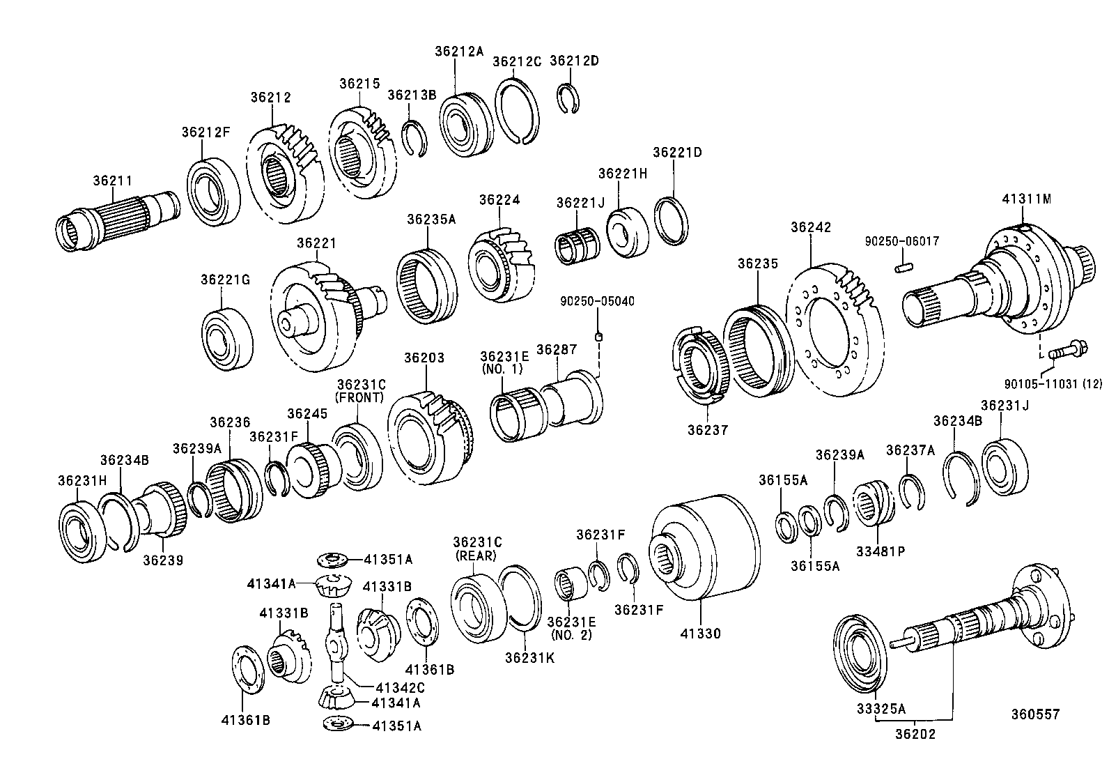  LAND CRUISER 80 |  TRANSFER GEAR