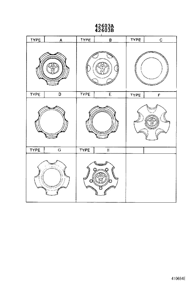  LAND CRUISER 100 |  DISC WHEEL WHEEL CAP