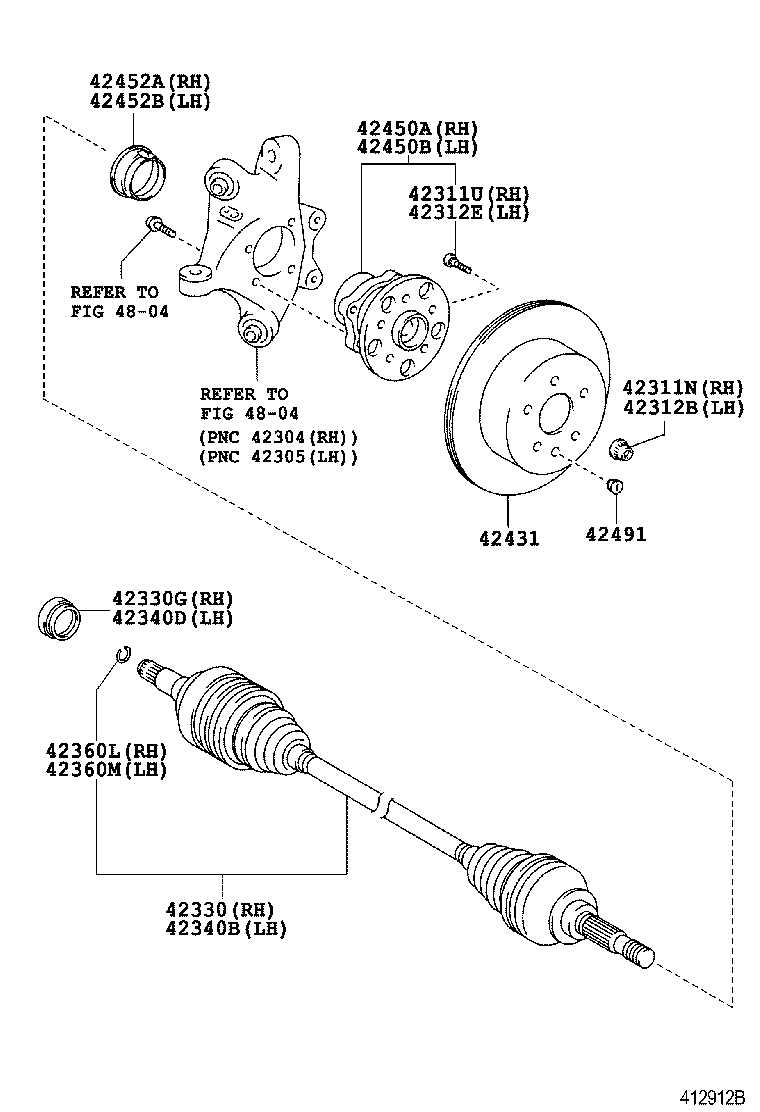  CROWN |  REAR AXLE SHAFT HUB