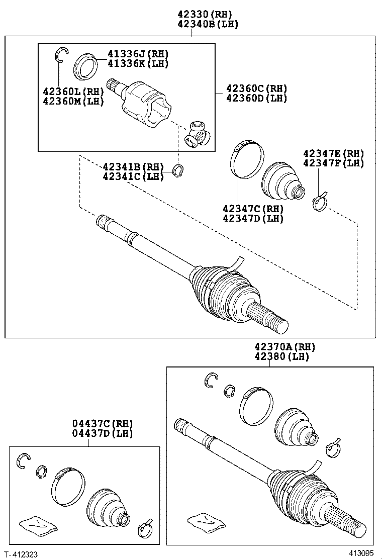  RAV4 CHINA |  REAR AXLE SHAFT HUB